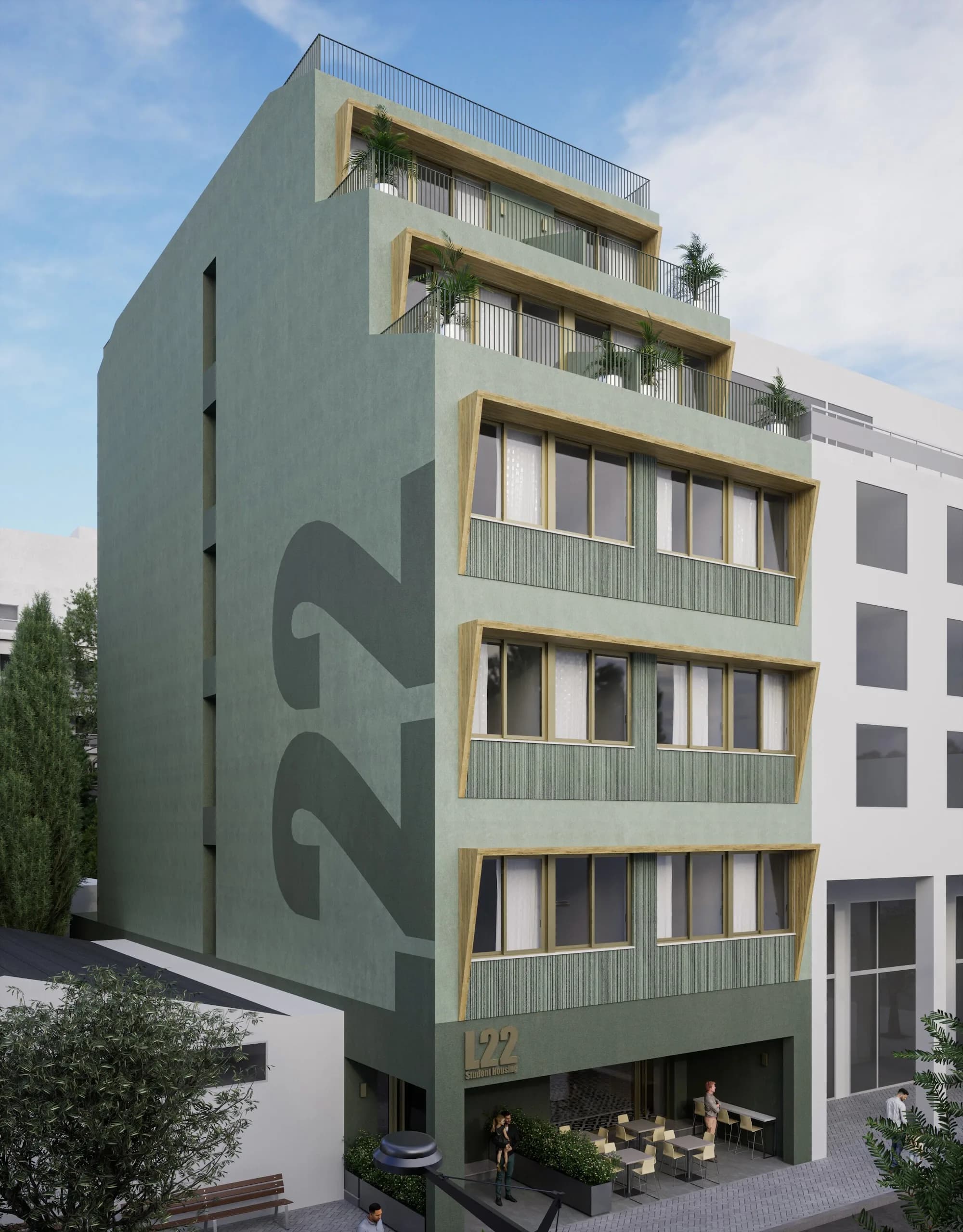 L22 Student Housing, External Renders, L22 External render (11)
